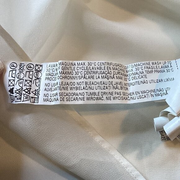 Zara Trafaluc Sleeveless Kitty Cat Novelty Print Blouse Chiffon Sz S #238C - Picture 9 of 9